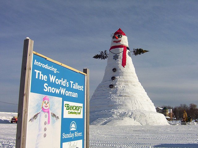 Снеговик рекордсмен